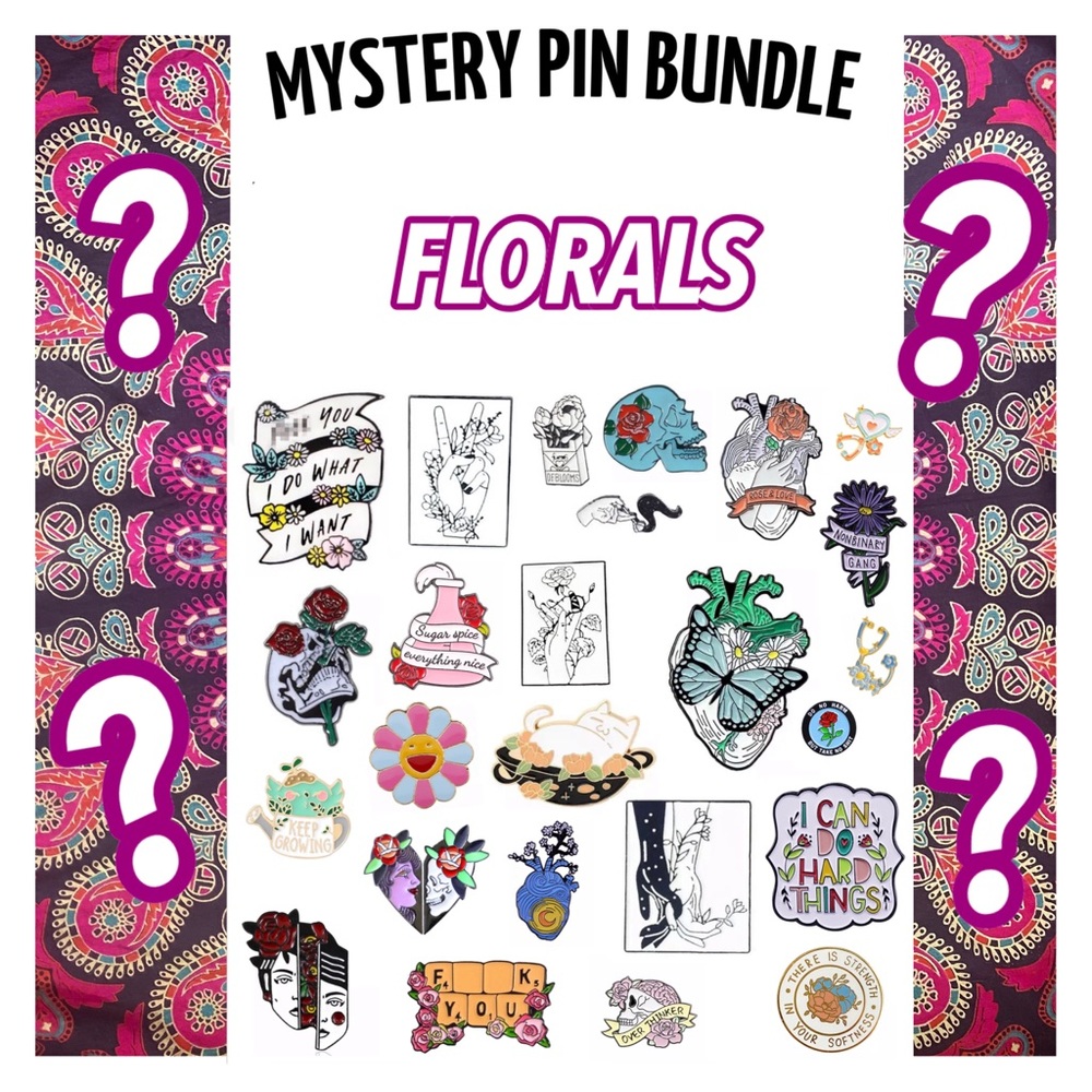Floral GI Anatomy Enamel Pin Doctor Surgeon Nurses Gift Artsy Anatomical Brooch - Picture 7 of 7